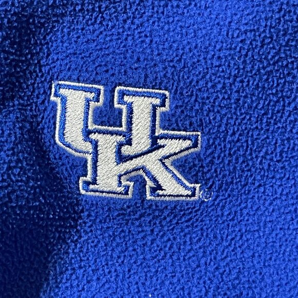 Ashworth Men's 1/4 Zip Pullover UK University Of KY Wildcats Size L Large Fleece - Picture 3 of 7
